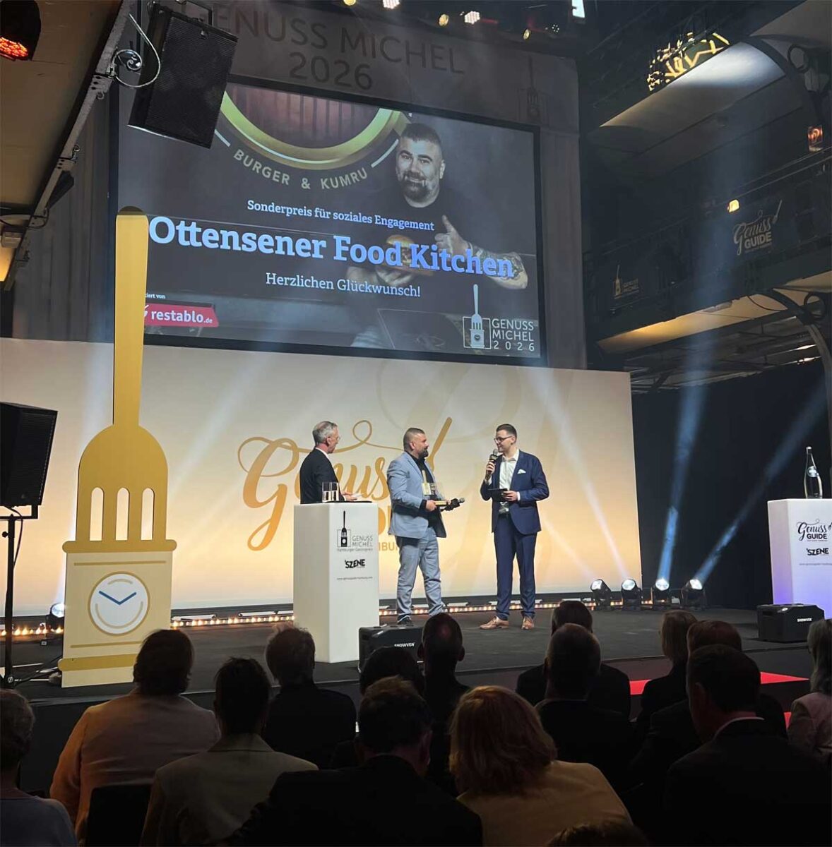 Genuss Michel Gala in der Fischauktionshalle in Hamburg